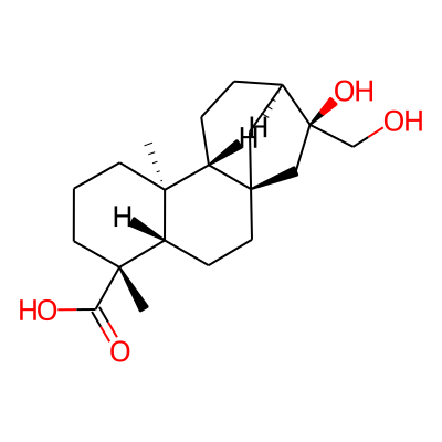 16beta,17-Dihydroxy-ent-kaurane-19-oic acid