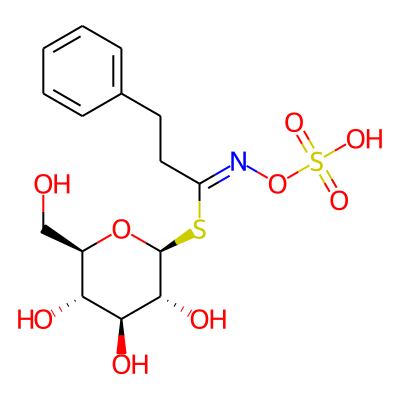 [(2S,3R,4S,5S,6R)-3,4,5-trihydroxy-6-(hydroxymethyl)oxan-2-yl] (1Z)-3-phenyl-N-sulfooxypropanimidothioate