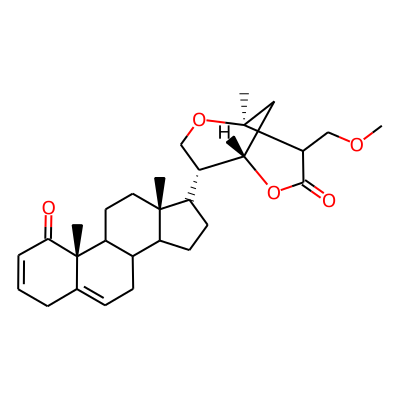 (1S,5S,8R)-8-[(10R,13S)-10,13-dimethyl-1-oxo-4,7,8,9,11,12,14,15,16,17-decahydrocyclopenta[a]phenanthren-17-yl]-4-(methoxymethyl)-5-methyl-2,6-dioxabicyclo[3.3.1]nonan-3-one