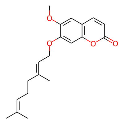 7-Geranyloxy-6-methoxycoumarin