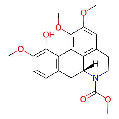 methyl (6aR)-11-hydroxy-1,2,10-trimethoxy-5,6,6a,7-tetrahydro-4H-dibenzo[de,g]quinoline-6-carboxylate
