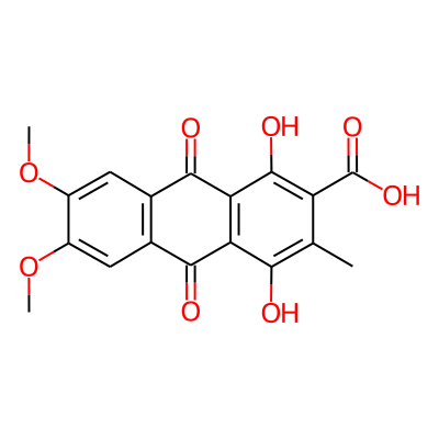 1,4-Dihydroxy-6,7-dimethoxy-3-methyl-9,10-dioxoanthracene-2-carboxylic acid