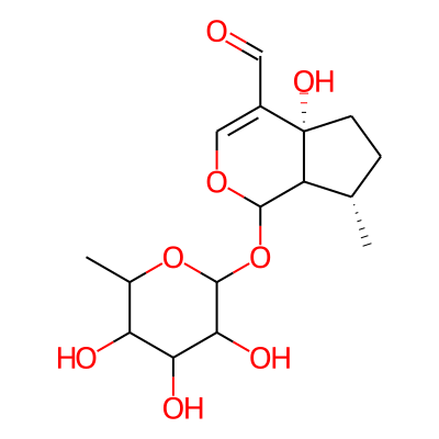 (1S,4aR,7S)-4a-hydroxy-7-methyl-1-(3,4,5-trihydroxy-6-methyloxan-2-yl)oxy-5,6,7,7a-tetrahydro-1H-cyclopenta[c]pyran-4-carbaldehyde