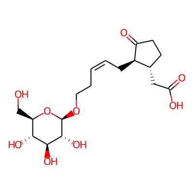 2-[(1R,2R)-3-oxo-2-[(Z)-5-[(2R,3R,4S,5S,6R)-3,4,5-trihydroxy-6-(hydroxymethyl)oxan-2-yl]oxypent-2-enyl]cyclopentyl]acetic acid