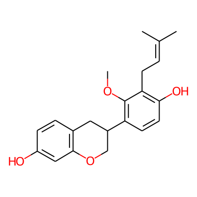 4',7-Dihydroxy-2'-methoxy-3'-prenylisoflavan