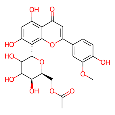 Scoparin 6''-acetate