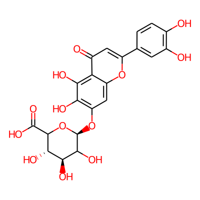 6-Hydroxyluteolin 7-glucuronide