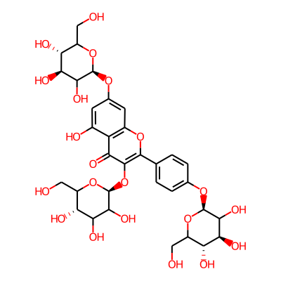Kaempferol 3,7,4'-triglucoside