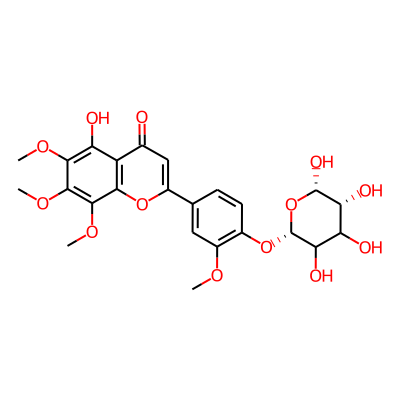 5,4'-Dihydroxy-6,7,8,3'-tetramethoxyflavone 4'-galactoside