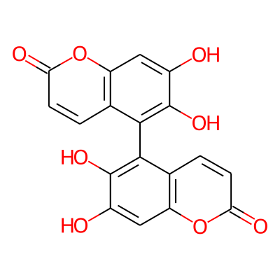 5-(6,7-Dihydroxy-2-oxochromen-5-yl)-6,7-dihydroxychromen-2-one