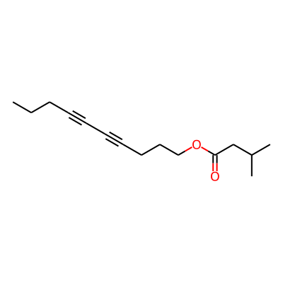 Deca-4,6-diyn-1-yl 3-methylbutanoate
