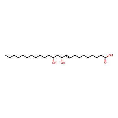 11,13-dihydroxy-9E-tetracosenoic acid