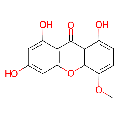 1,3,8-Trihydroxy-5-methoxy-xanthen-9-one