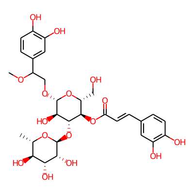 [(2R,3R,4R,5R,6R)-6-[2-(3,4-dihydroxyphenyl)-2-methoxyethoxy]-5-hydroxy-2-(hydroxymethyl)-4-[(2S,3R,4R,5R,6S)-3,4,5-trihydroxy-6-methyloxan-2-yl]oxyoxan-3-yl] (E)-3-(3,4-dihydroxyphenyl)prop-2-enoate
