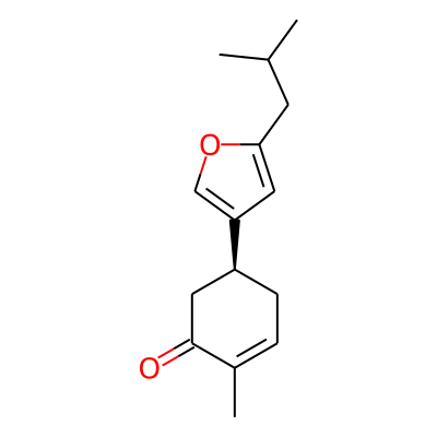 (5S)-2-methyl-5-[5-(2-methylpropyl)furan-3-yl]cyclohex-2-en-1-one
