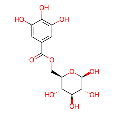 6-O-galloyl-beta-D-glucose
