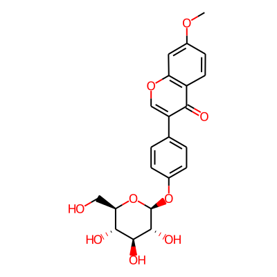 7-methoxy-3-[4-[(2S,3R,4S,5S,6R)-3,4,5-trihydroxy-6-(hydroxymethyl)oxan-2-yl]oxyphenyl]chromen-4-one