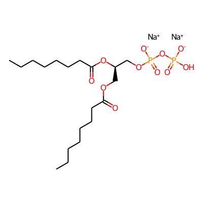 disodium;[[(2R)-2,3-di(octanoyloxy)propoxy]-oxidophosphoryl] hydrogen phosphate