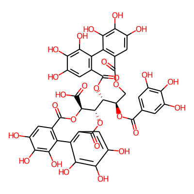 (10R,11S)-11-[(10R,11R)-3,4,5,17,18,19-hexahydroxy-8,14-dioxo-11-(3,4,5-trihydroxybenzoyl)oxy-9,13-dioxatricyclo[13.4.0.02,7]nonadeca-1(19),2,4,6,15,17-hexaen-10-yl]-3,4,5,16,17,18-hexahydroxy-8,13-di