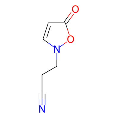 5-Oxo-2(5H)-isoxazolepropanenitrile