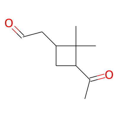 2-(3-Acetyl-2,2-dimethylcyclobutyl)acetaldehyde