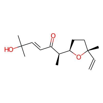 (E,2R)-2-[(2R,5R)-5-ethenyl-5-methyloxolan-2-yl]-6-hydroxy-6-methylhept-4-en-3-one