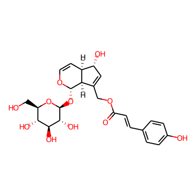 [(1S,4aR,5S,7aS)-5-hydroxy-1-[(2S,3R,4S,5S,6R)-3,4,5-trihydroxy-6-(hydroxymethyl)oxan-2-yl]oxy-1,4a,5,7a-tetrahydrocyclopenta[c]pyran-7-yl]methyl (E)-3-(4-hydroxyphenyl)prop-2-enoate