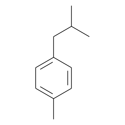 Benzene, 1-methyl-4-(2-methylpropyl)-