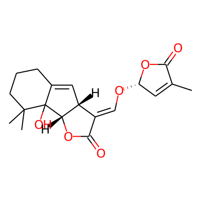 (3E,3aR,8bS)-8a-hydroxy-8,8-dimethyl-3-[[(2R)-4-methyl-5-oxo-2H-furan-2-yl]oxymethylidene]-5,6,7,8b-tetrahydro-3aH-indeno[1,2-b]furan-2-one