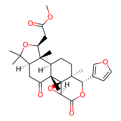 methyl 2-[(1R,2R,4S,7S,8S,11R,12R,13S,16R)-7-(furan-3-yl)-1,8,12,15,15-pentamethyl-5,18-dioxo-3,6,14-trioxapentacyclo[9.7.0.02,4.02,8.012,16]octadecan-13-yl]acetate