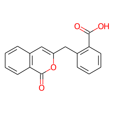 Benzoic acid, 2-((1-oxo-1H-2-benzopyran-3-yl)methyl)-