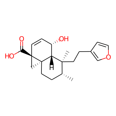 (1aS,4S,4aR,5S,6R,8aS)-5-[2-(furan-3-yl)ethyl]-4-hydroxy-5,6-dimethyl-1,4,4a,6,7,8-hexahydrocyclopropa[j]naphthalene-1a-carboxylic acid