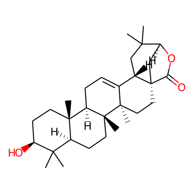 Olean-12-en-28-oic acid, 3,21-dihydroxy-, gamma-lactone, (3beta,21beta)-
