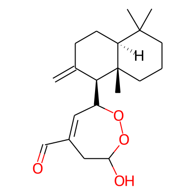 7-[(1S,4aS,8aS)-5,5,8a-trimethyl-2-methylidene-3,4,4a,6,7,8-hexahydro-1H-naphthalen-1-yl]-3-hydroxy-4,7-dihydro-3H-dioxepine-5-carbaldehyde