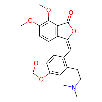 (3E)-3-((6-(2-Dimethylaminoethyl)-1,3-benzodioxol-5-yl)methylidene)-6,7-dimethoxy-2-benzofuran-1-one