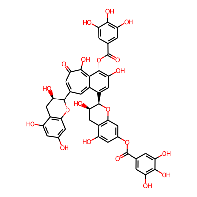 Benzoic acid, 3,4,5-trimethoxy-, diester with 1,8-bis(3,4-dihydro-3,5,7-trihydroxy-2H-1-benzopyran-2-yl)-3,4,6-trihydroxy-5H-benzocyclohepten-5-one