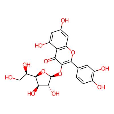 3,3',4',5,7-Pentahydroxyflavone 3-beta-D-glucofuranoside