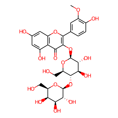 4H-1-Benzopyran-4-one, 3-((4-O-beta-D-galactopyranosyl-beta-D-glucopyranosyl)oxy)-5,7-dihydroxy-2-(4-hydroxy-3-methoxyphenyl)-