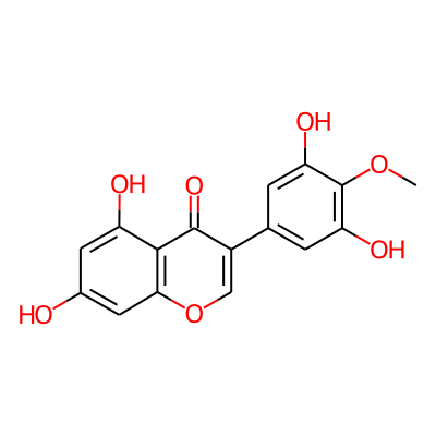 4H-1-Benzopyran-4-one, 3-(3,5-dihydroxy-4-methoxyphenyl)-5,7-dihydroxy-