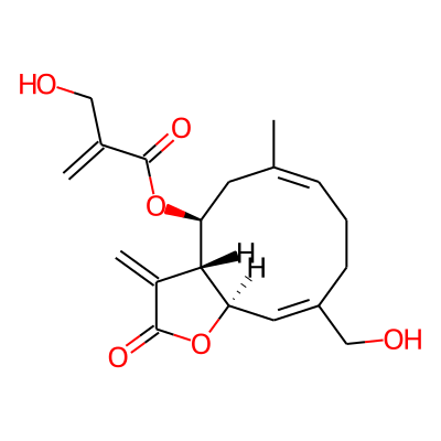 [(3aR,4S,6Z,10E,11aR)-10-(hydroxymethyl)-6-methyl-3-methylidene-2-oxo-3a,4,5,8,9,11a-hexahydrocyclodeca[b]furan-4-yl] 2-(hydroxymethyl)prop-2-enoate