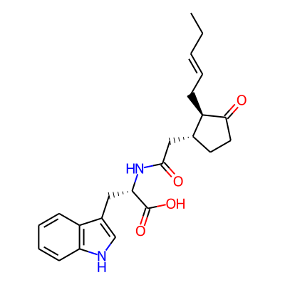 (2S)-3-(1H-indol-3-yl)-2-[[2-[(1R,2R)-3-oxo-2-[(E)-pent-2-enyl]cyclopentyl]acetyl]amino]propanoic acid