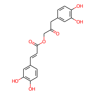 3-(3,4-Dihydroxyphenyl)-2-oxopropyl caffeate