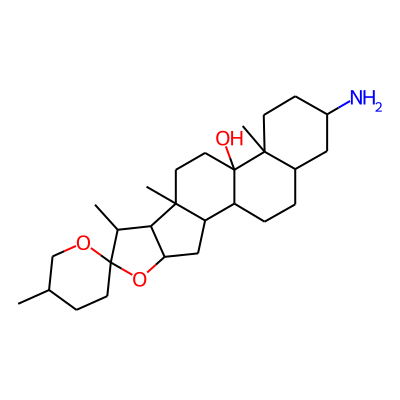 5alpha-Spirostan-9-ol, 3beta-amino-, (25R)-