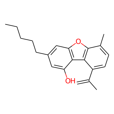 6-Methyl-3-pentyl-9-(prop-1-en-2-yl)dibenzo[b,d]furan-1-ol