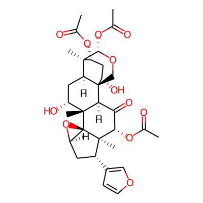 [(1S,2R,4R,5R,6S,8R,10S,11S,12R,14R,15R,16S,19S,21R)-4,16-diacetyloxy-6-(furan-3-yl)-12,19-dihydroxy-5,11,15-trimethyl-3-oxo-9,17-dioxahexacyclo[13.3.3.01,14.02,11.05,10.08,10]henicosan-21-yl] acetate
