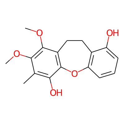 8,9-Dimethoxy-7-methyl-10,11-dihydrodibenzo[b,f]oxepine-1,6-diol