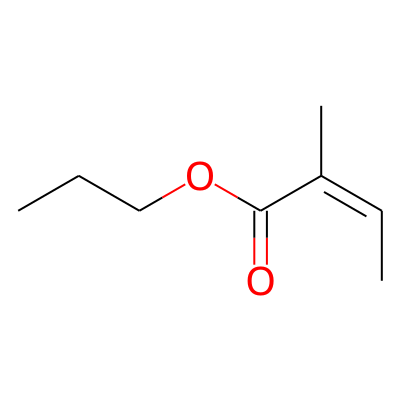Propyl 2-methylisocrotonate