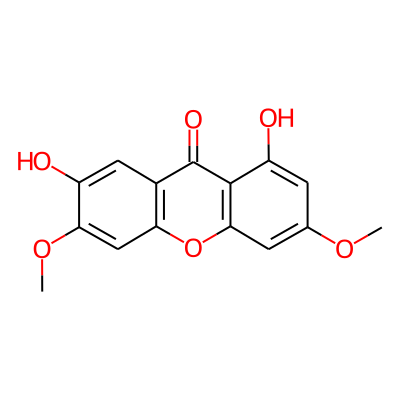 1,7-Dihydroxy-3,6-dimethoxy-9H-xanthen-9-one