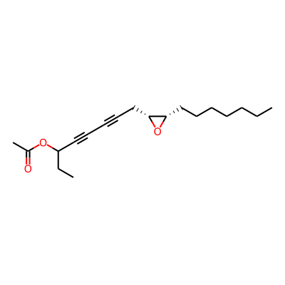 8-[(2R,3S)-3-heptyloxiran-2-yl]octa-4,6-diyn-3-yl acetate