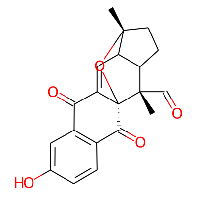 (1S,16R,18S)-6-hydroxy-16,18-dimethyl-2,9-dioxo-17-oxapentacyclo[11.4.1.01,10.03,8.012,16]octadeca-3(8),4,6,10-tetraene-18-carbaldehyde